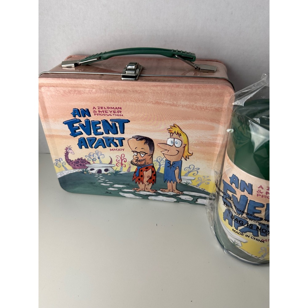 An Event Apart MMXIV Metal Lunch Box and Thermos Set Zeldman & Meyer 2014 - Picture 13 of 13